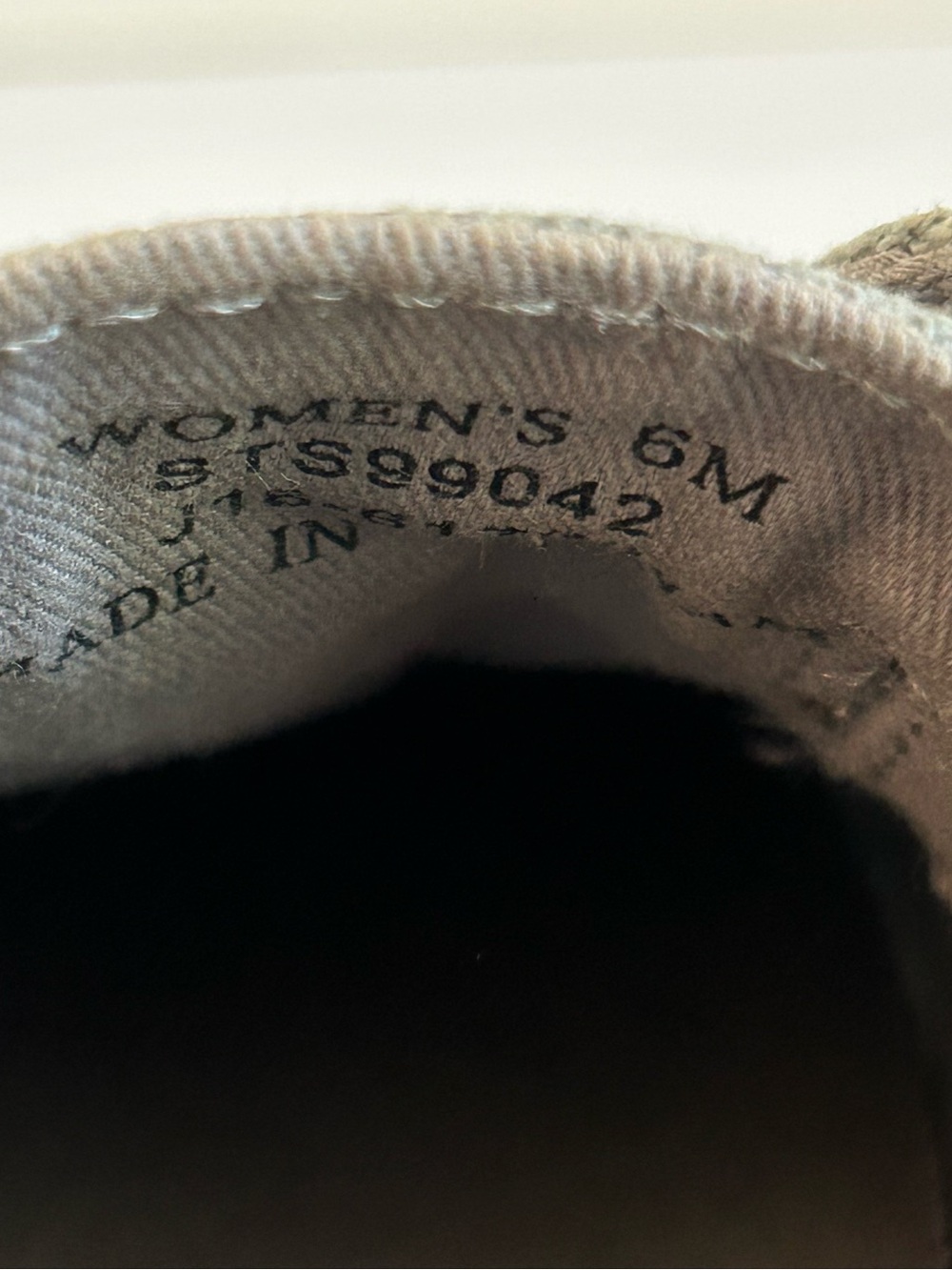Sperry Top-Sider Women's Light Gray Canvas Lace-Up Boat Shoes Sneakers Sz 6 - Picture 9 of 9